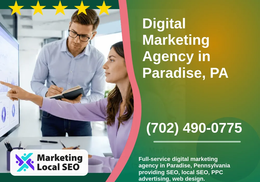 Digital Marketing Agency in Paradise, PA