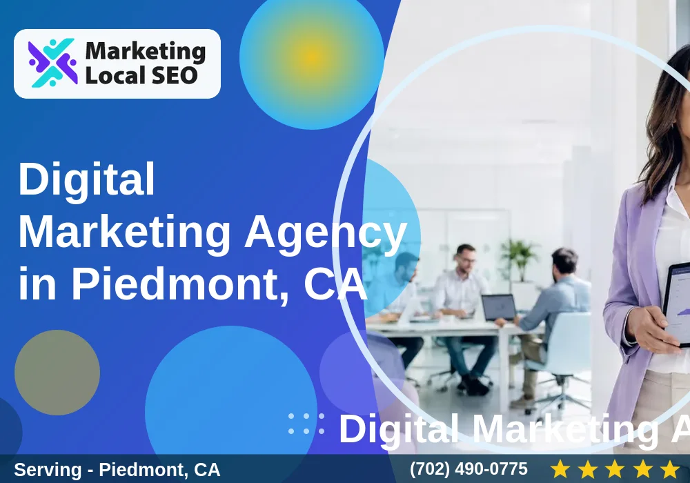 Digital Marketing Agency in Piedmont, CA