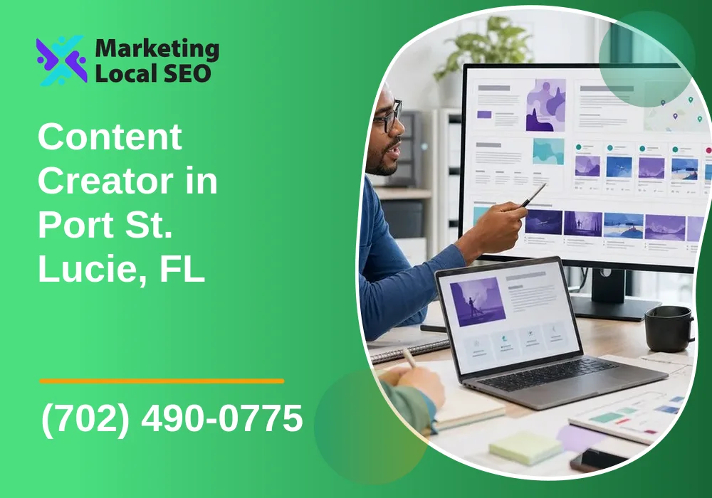 Content Creator in Port St. Lucie, FL Content Creator in Port St. Lucie, FL
