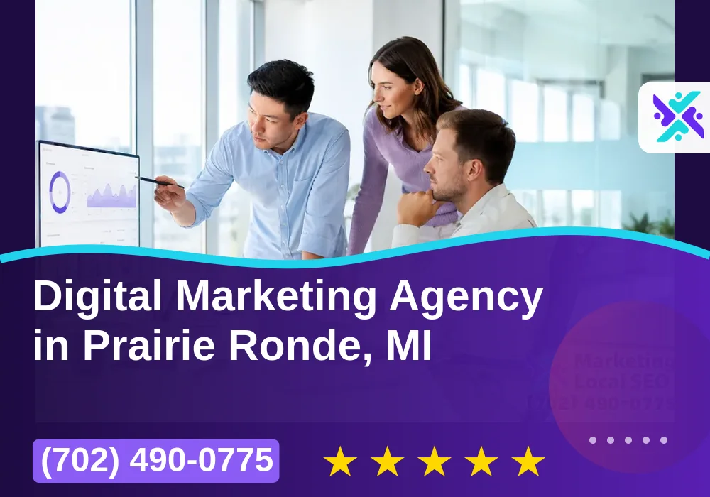 Digital Marketing Agency in Prairie Ronde, MI