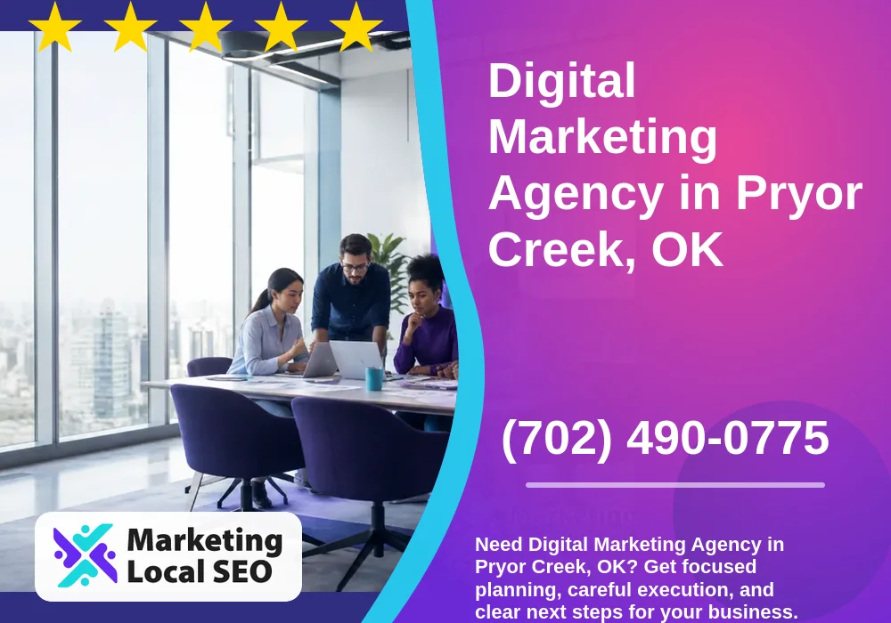 Digital Marketing Agency in Pryor Creek, OK