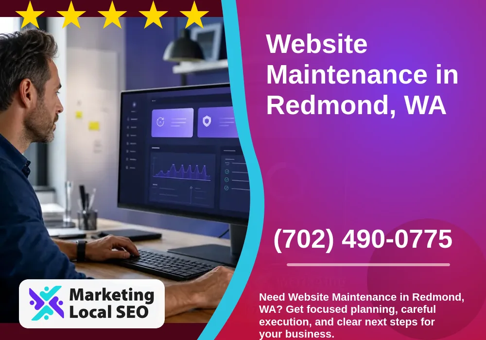 Website Maintenance in Redmond, WA