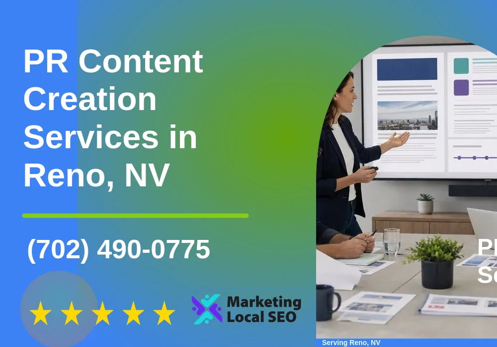 PR Content Creation Services in Reno, NV