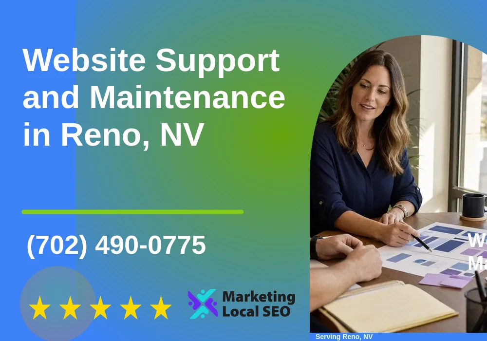 Website Support and Maintenance in Reno, NV