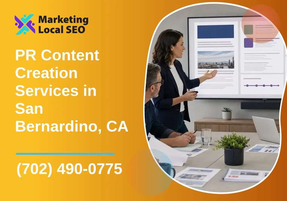 PR Content Creation Services in San Bernardino, CA