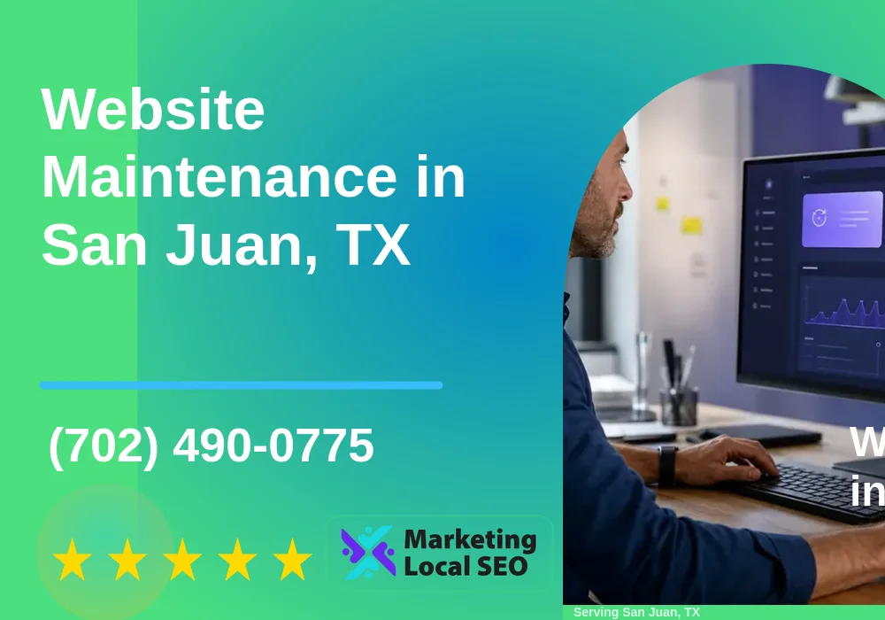 Website Maintenance in San Juan, TX