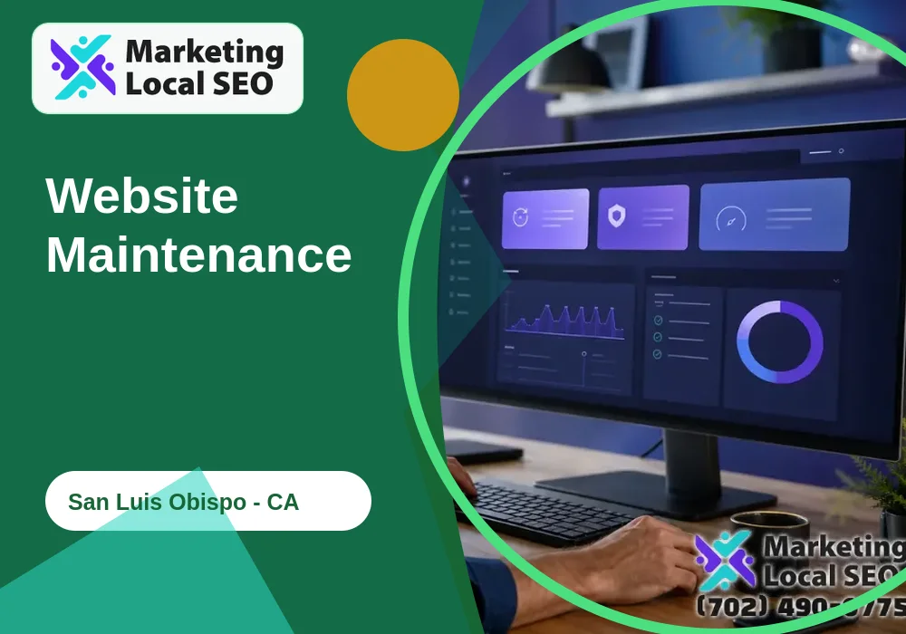 Website Maintenance in San Luis Obispo, CA