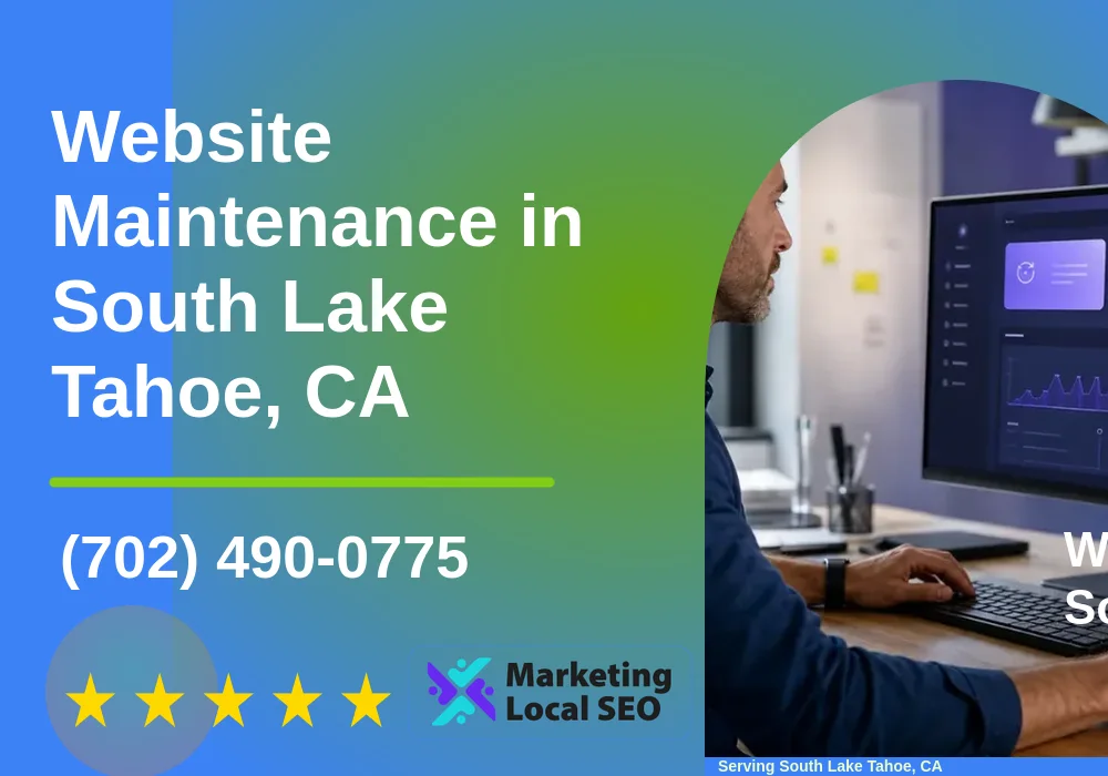 Website Maintenance in South Lake Tahoe, CA