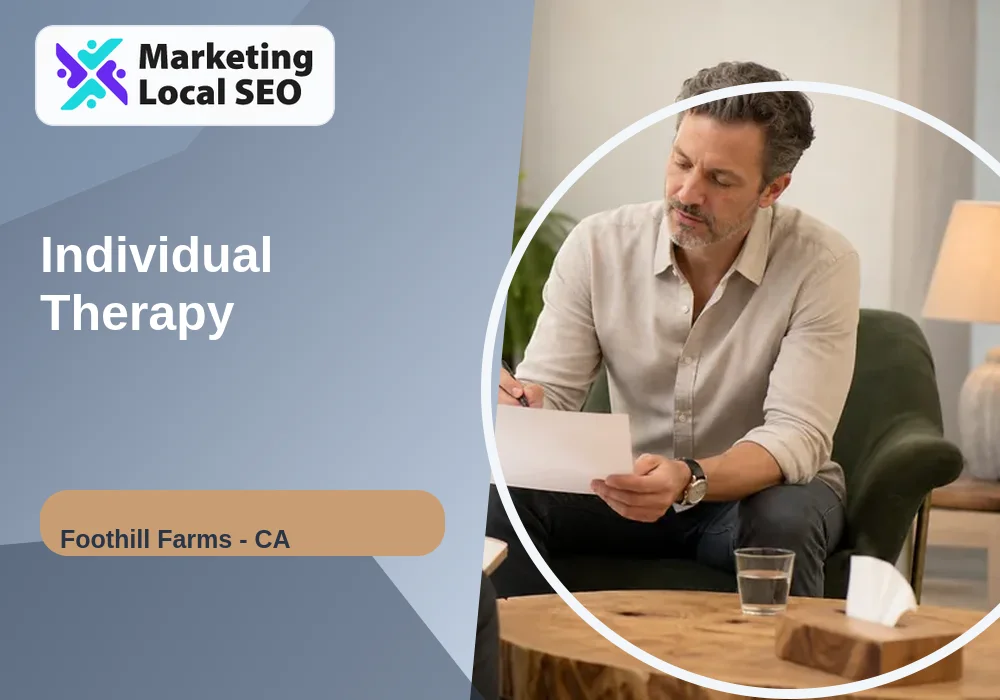 Individual Therapy in Foothill Farms, CA