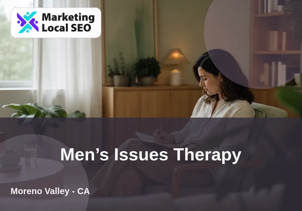 Men’s Issues Therapy in Moreno Valley, CA