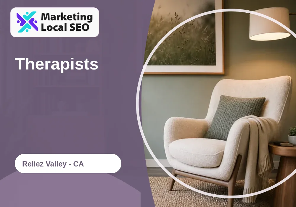 Therapists in Reliez Valley, CA