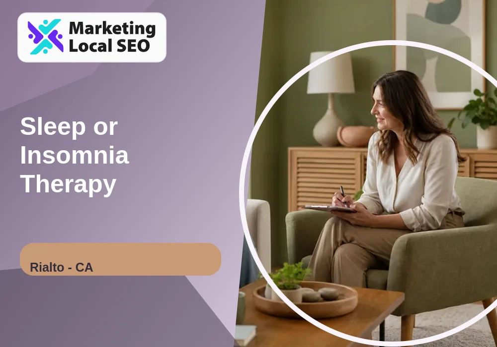 Sleep or Insomnia Therapy in Rialto, CA