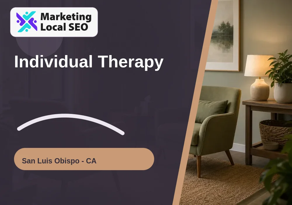 Individual Therapy in San Luis Obispo, CA