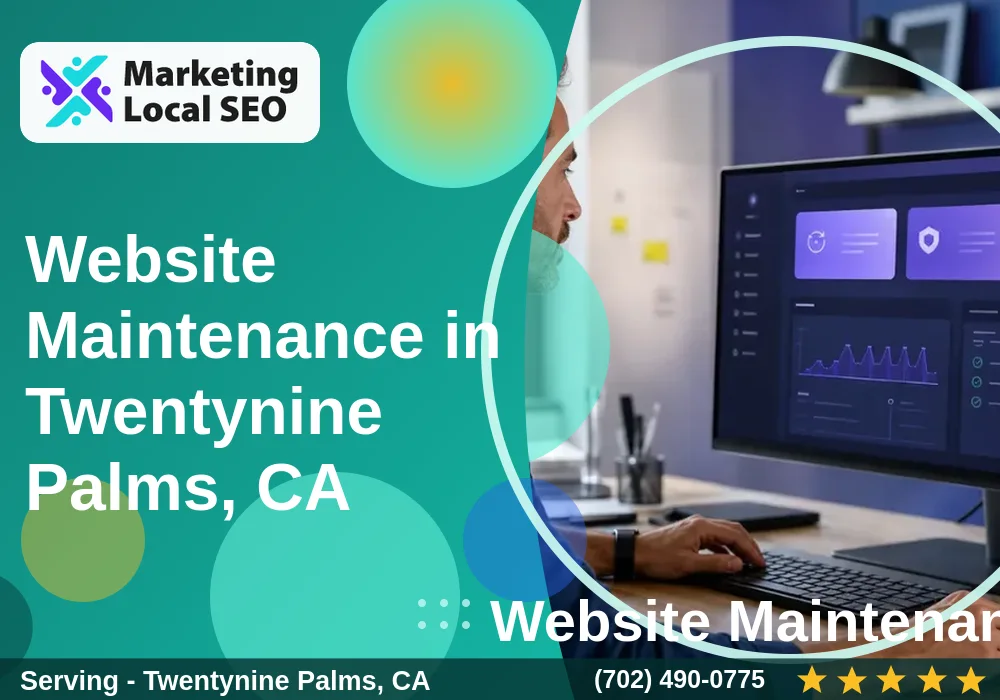 Website Maintenance in Twentynine Palms, CA