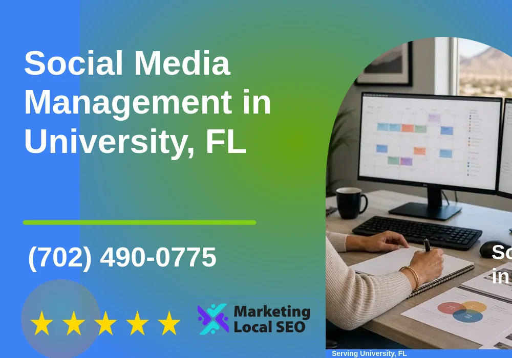 Social Media Management in University, FL