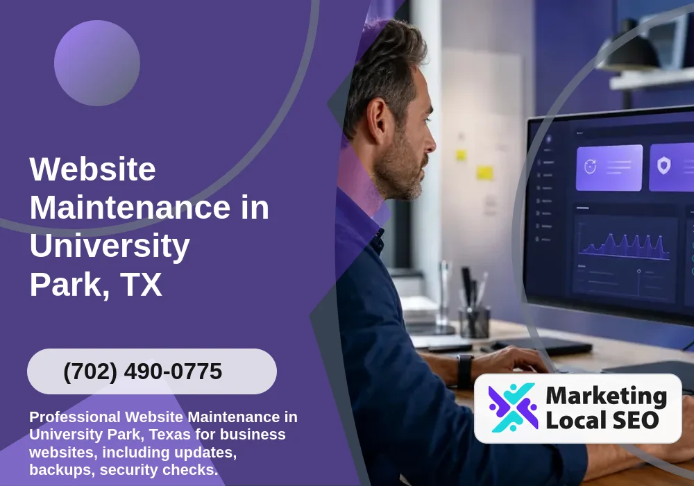 Website Maintenance in University Park, TX
