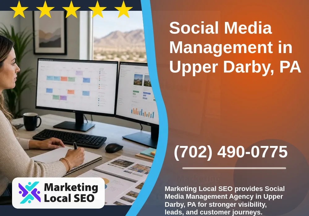 Social Media Management in Upper Darby, PA