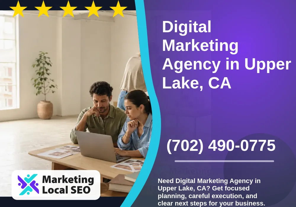 Digital Marketing Agency in Upper Lake, CA Digital Marketing Agency in Upper Lake, CA