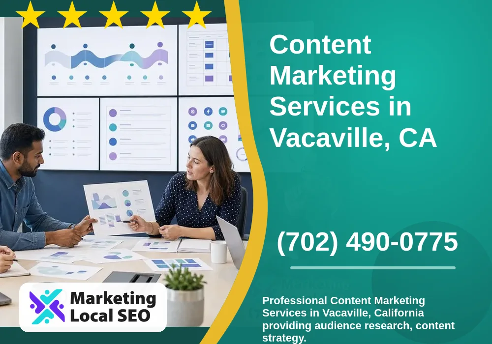 Content Marketing in Vacaville, CA