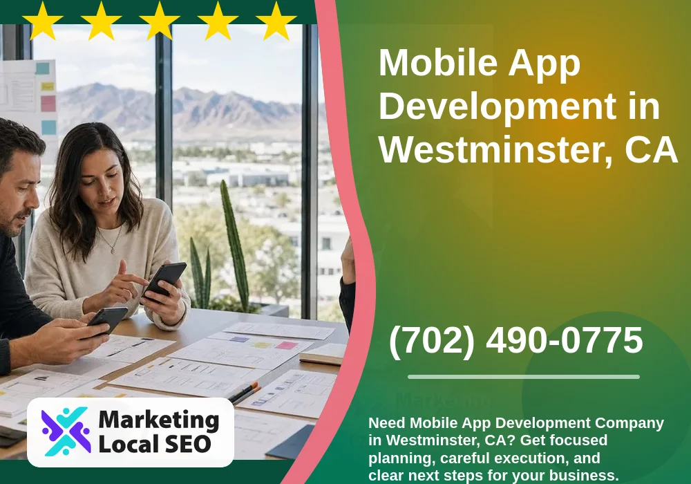 Mobile App Development in Westminster, CA
