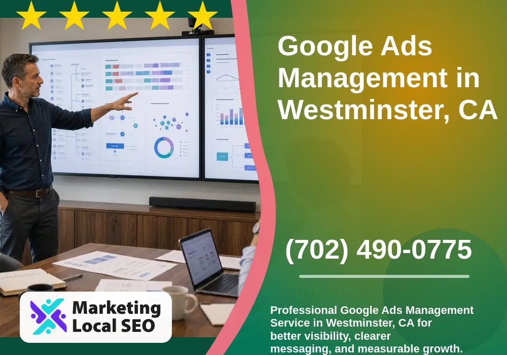 Google Ads Management in Westminster, CA