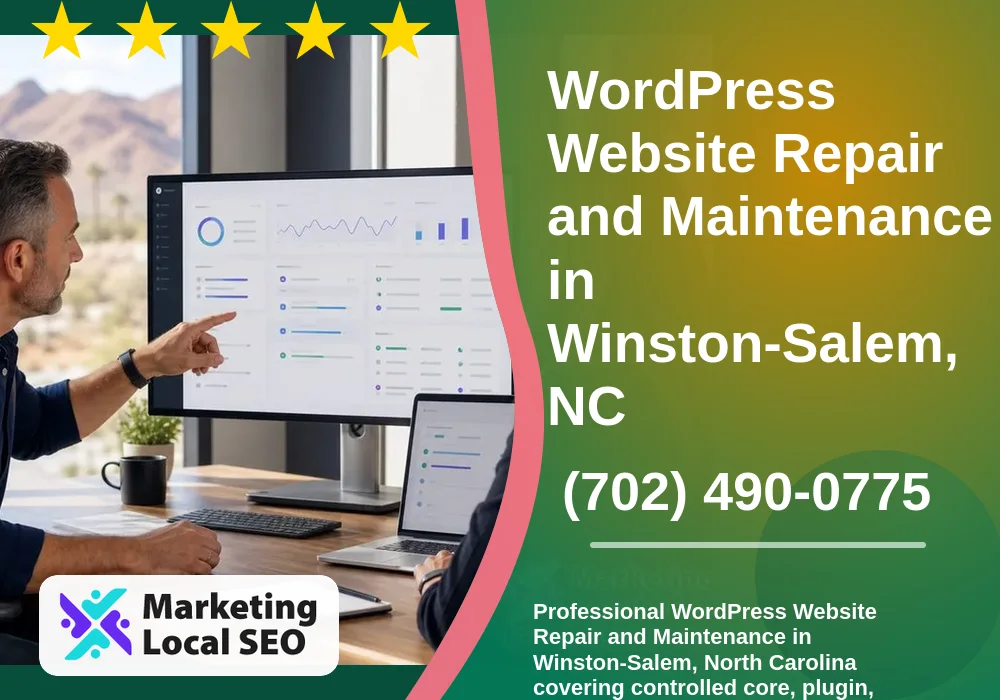 WordPress Website Repair and Maintenance in Winston-Salem, NC