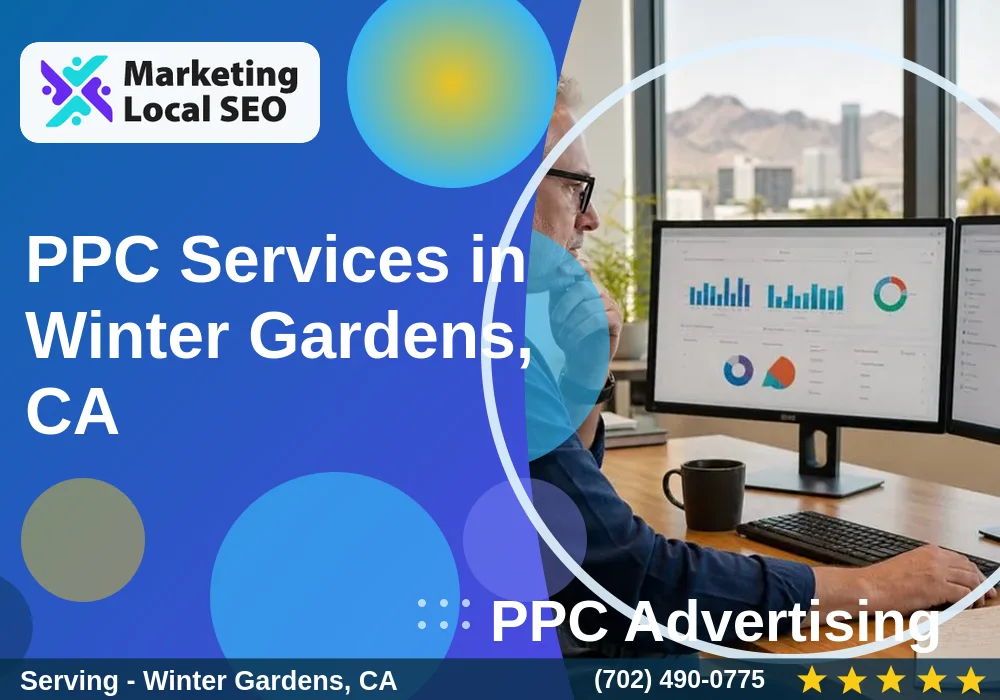 PPC Advertising in Winter Gardens, CA