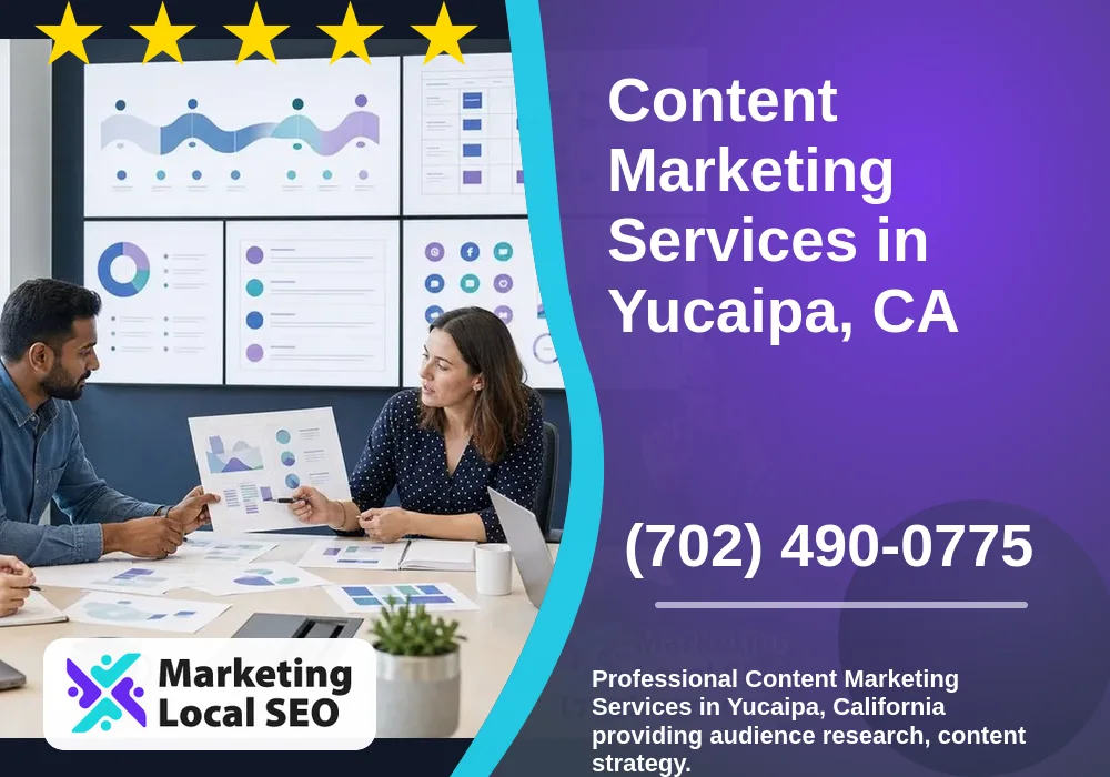 Content Marketing in Yucaipa, CA
