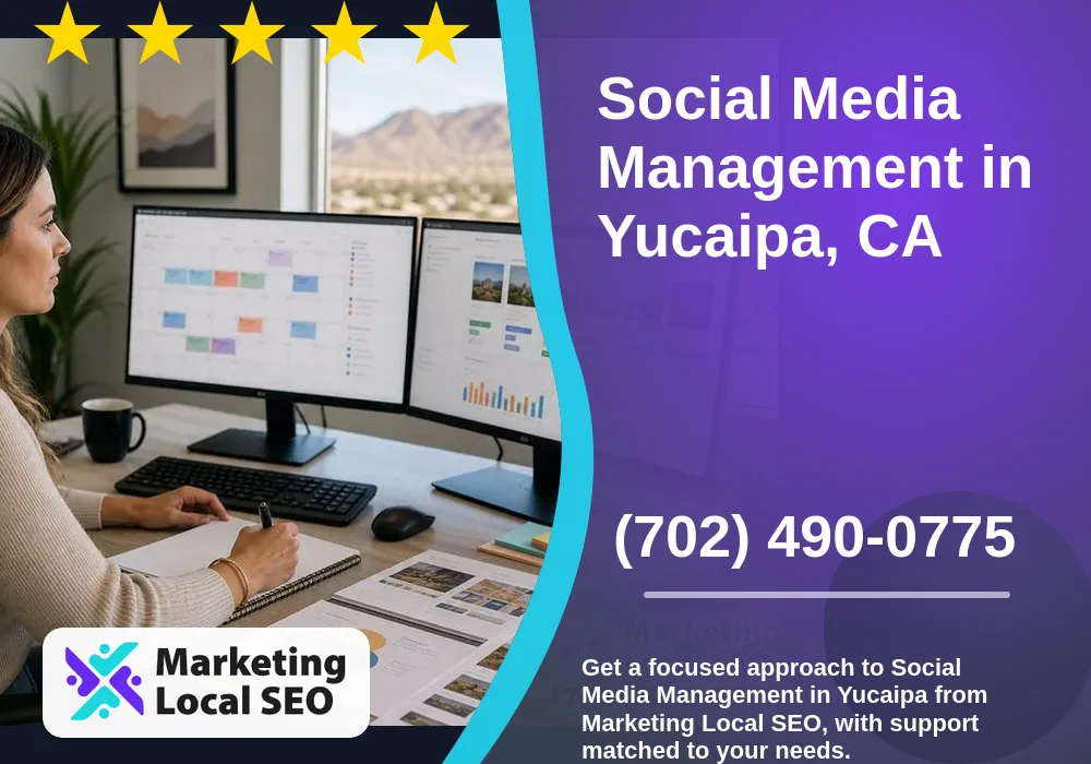 Social Media Management in Yucaipa, CA